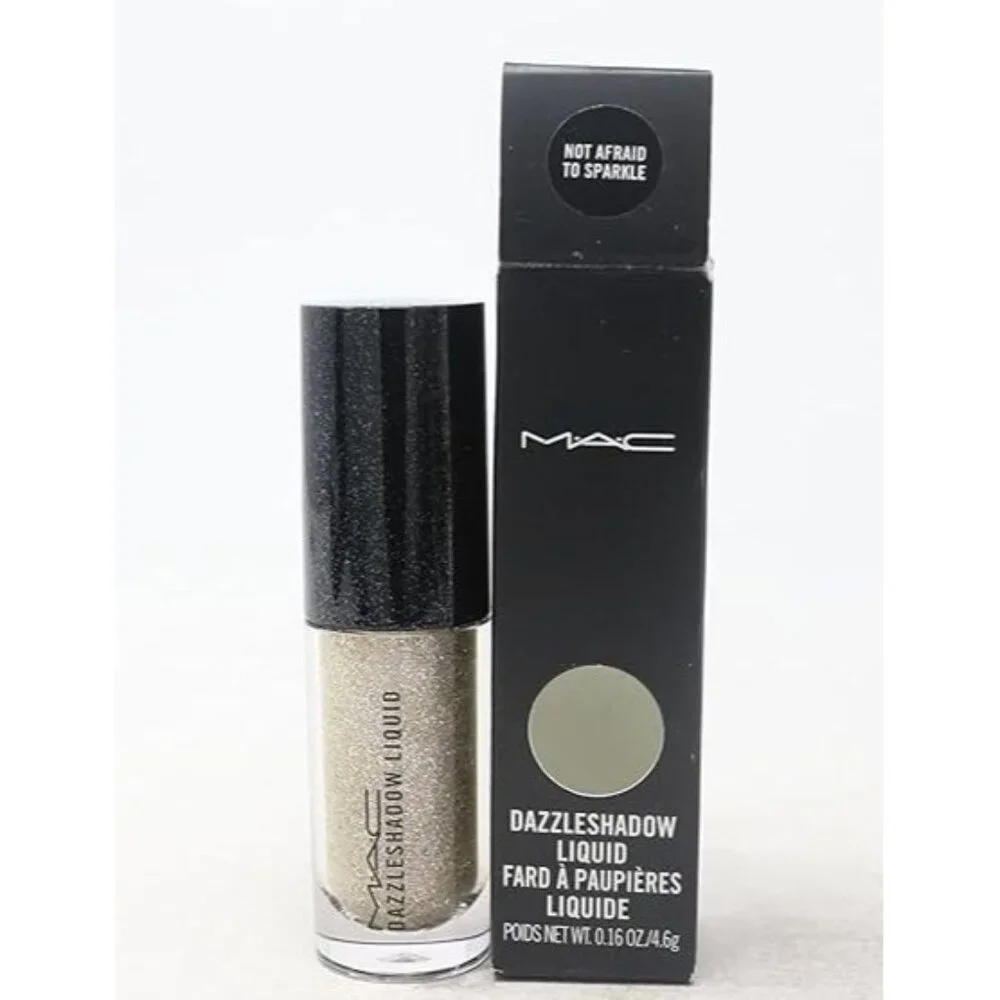 MAC Dazzleshadow Liquid Eyeshadow Not Afraid To Sparkle Longwear 0.16oz New